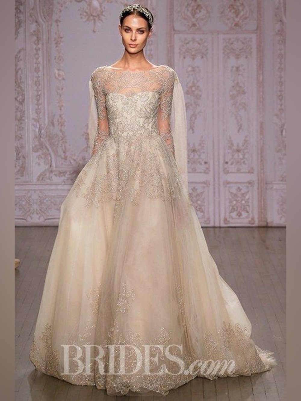 MONIQUE LHULLIER PLATINUM | Elizabeth | Spring 2015 | Ballgown wedding dress